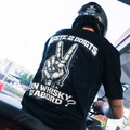 T-shirt noir-JUSTE 2 DOIGTS